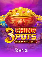 3 china pots