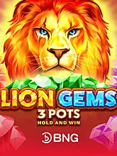 Lion Gems 3 Pots: Hold and Win
