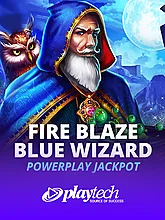 Fire Blaze: Blue Wizard™ Powerplay Jackpot